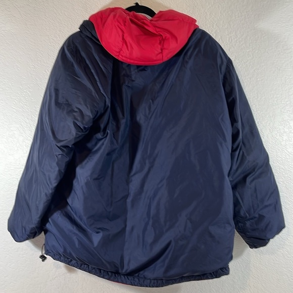 LANDS’ END Goosedown Puffer Coat Jacket Reversible Big Girls Large 14-16 Regular - Picture 11 of 12
